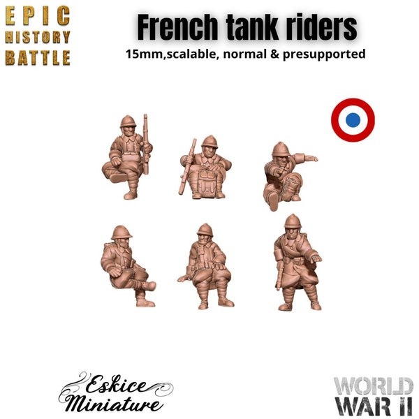 Chevaucheurs de tank français - FR