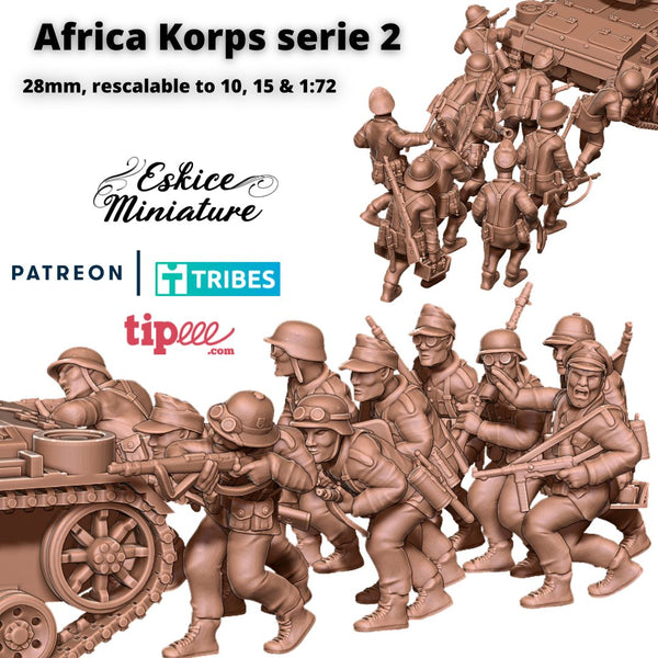 Infanterie Africa Korps serie 2 x10