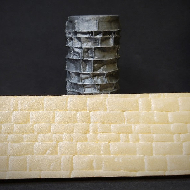 Rouleau De Modélisme Pierres 15 Cm - Décoration Pour Maquettes, Dioramas Ou Jeux De Société