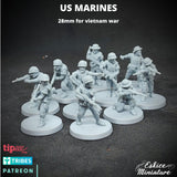 US Marines avec M16 x10