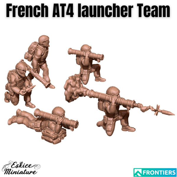 Soldats Français avec AT4 rocket launcher