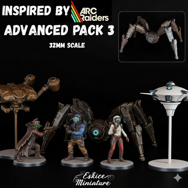Advanced Pack Advanced pack 3 - Arc raiders 32mm – Eskice Miniature