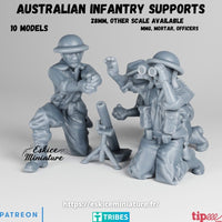 Australiens Supports d'infanterie x10