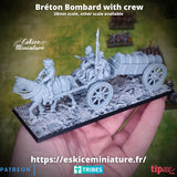 Bombarde brétonne et servants