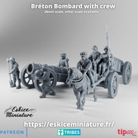 Bombarde brétonne et servants