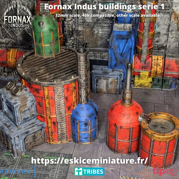 Batiment futuriste serie 1 de Fornax Indus