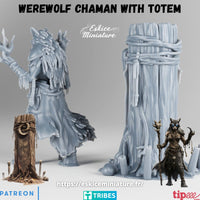 Chamane loup-garou et son totem