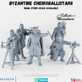 Byzantin avec Cheiroballistarii x5