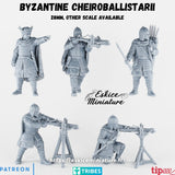 Byzantin avec Cheiroballistarii x5