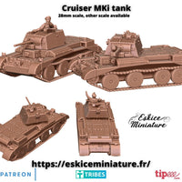 Cruiser mk1 avec chef de char