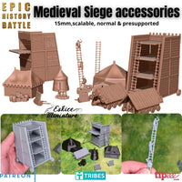 Accessoires de siège médiévaux