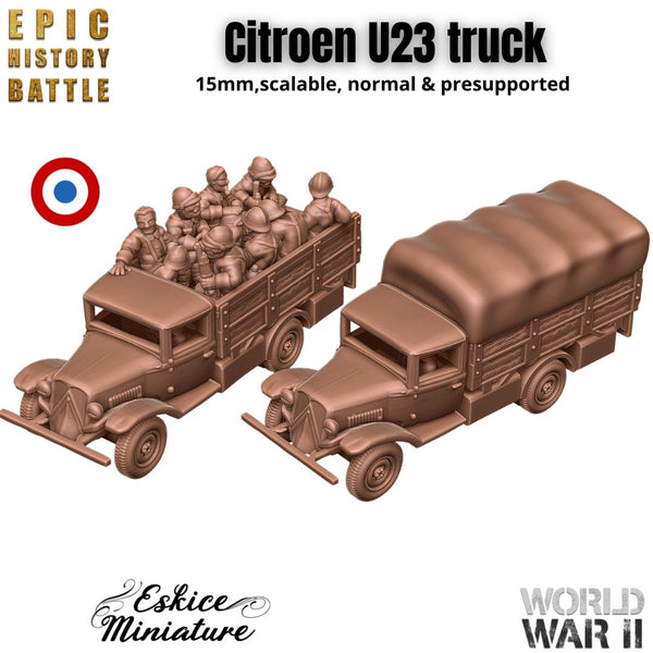 Camio de transport Citroen U23 - FR
