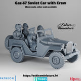 Voitures Gaz-67 avec équipage