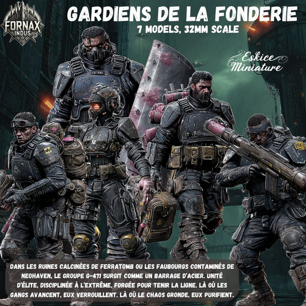 Gang des Gardiens de la Fonderie - 7 figurines