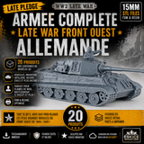Armée Allemande Front Ouest fin de guerre