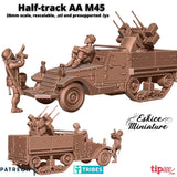 AA Half-track avec M45