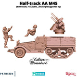 AA Half-track avec M45