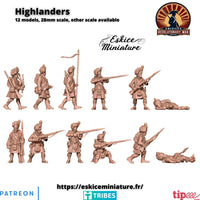 Infanterie Highlander (x12)