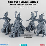 Les Ladies du Saloon x5