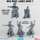 Les Ladies du Saloon x5