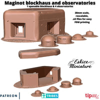Maginot décors, Blockhaus & observatoires