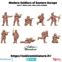 Soldats d'Europe de l'Est Moderne serie 1