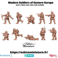 Soldats d'Europe de l'Est Moderne serie 1