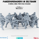 Panzergrenadier en Zeltbahn x10