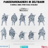 Panzergrenadier en Zeltbahn x10