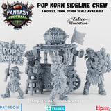 Stand de Pop Korn et son équipe