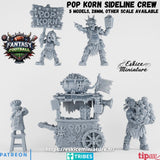 Stand de Pop Korn et son équipe