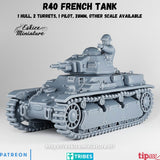 RR40 tank Français