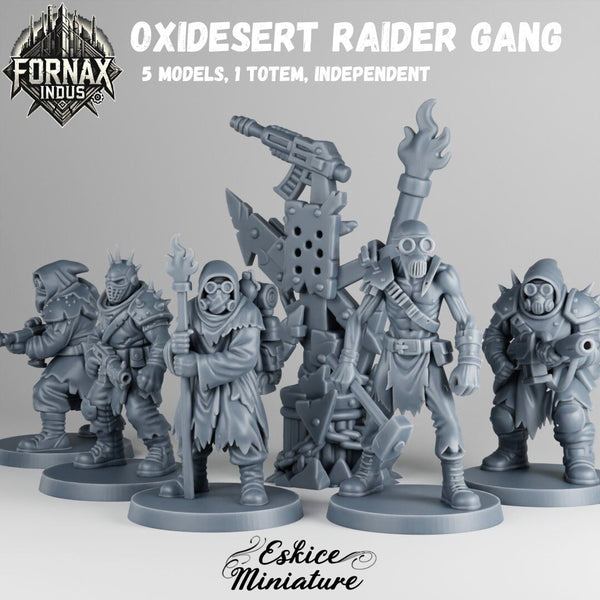 Pillards de l'oxydésert - 5 figurines + 1 totem