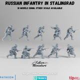 Russes à Stalingrad serie 1 (x10)