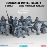 Russes en manteaux serie 2 (x10)