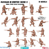 Russes en manteaux serie 2 (x10)