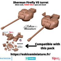 Tourelle Sherman Firefly VC