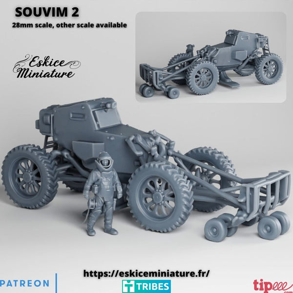 SOUVIM 2, véhicule de déminage