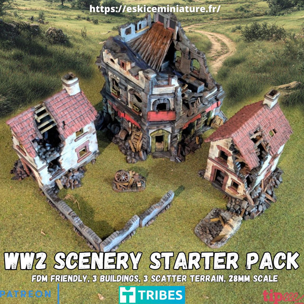 WW2 pack de décors de démarrage