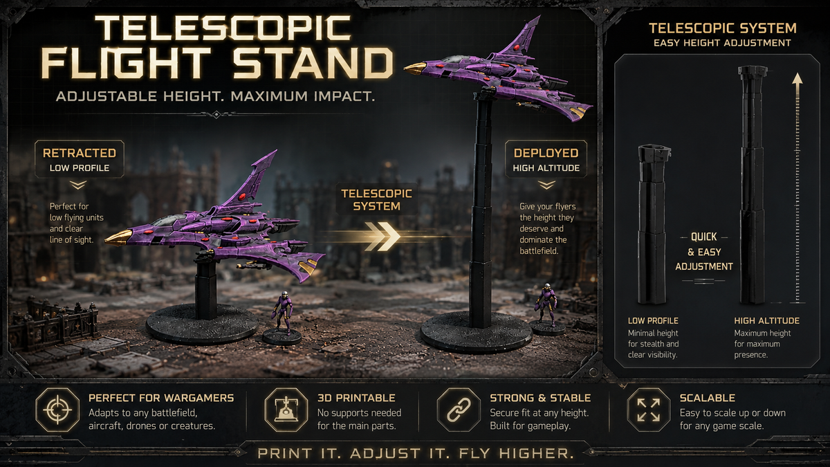 Telescopic Flight Stand