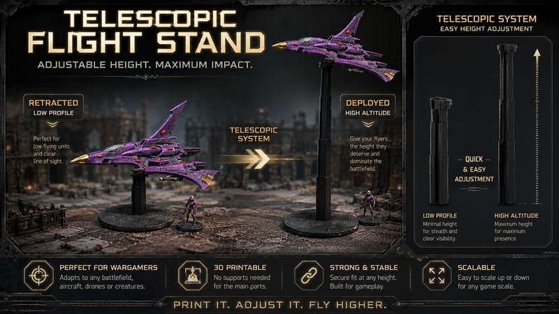 Telescopic Flight Stand