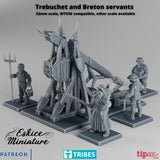 Trébuchet bréton et servants