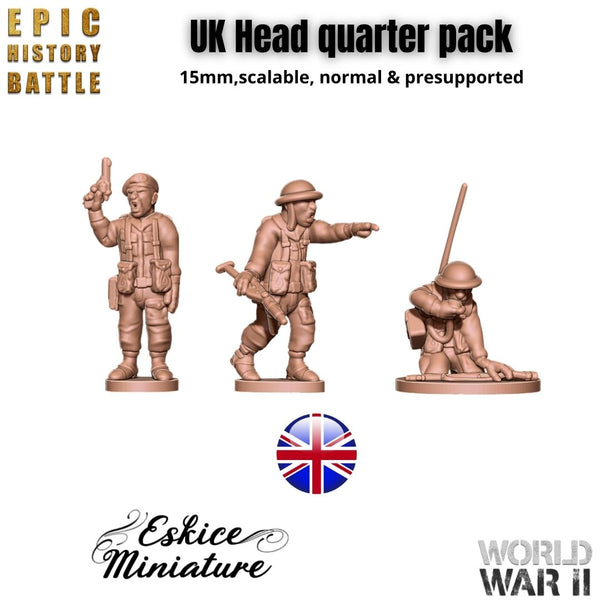 QG, pack officiers - UK