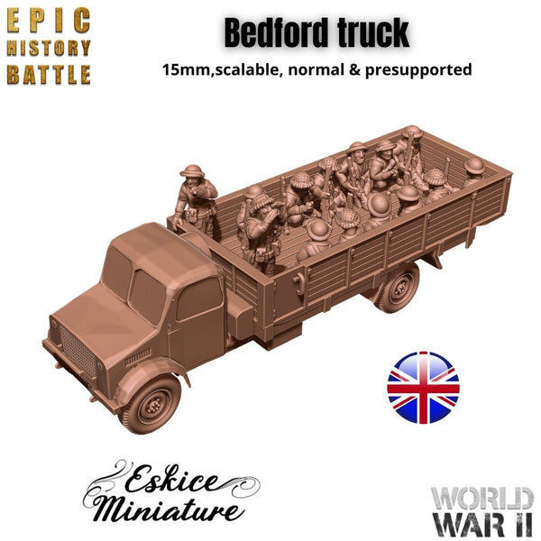 Camion de transport Bedford - UK