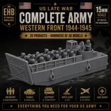 Armée USA Front Ouest fin de guerre