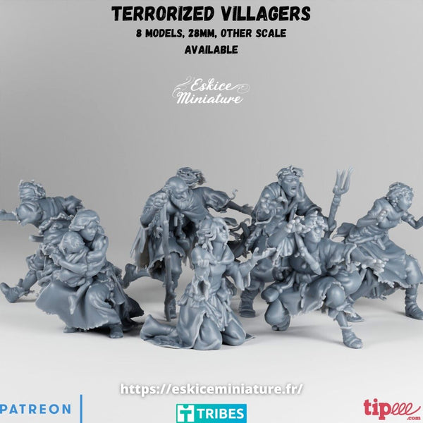 Villageois terrorisés x8