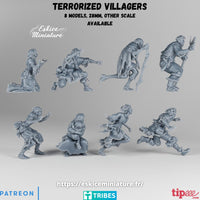 Villageois terrorisés x8