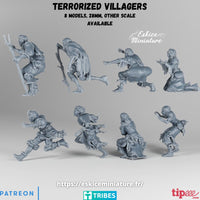 Villageois terrorisés x8