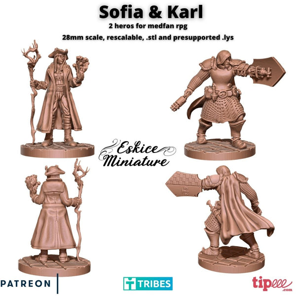 Sofia & Karl, héros de Vanos Dyr