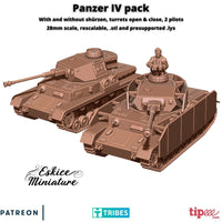 Panzer IV avec pilotes et shurzen